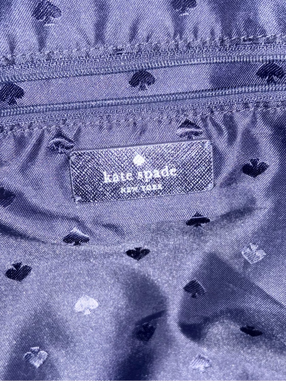 Kate Spade Lola Glitter Tote Dusk Navy - Picture 7 of 10